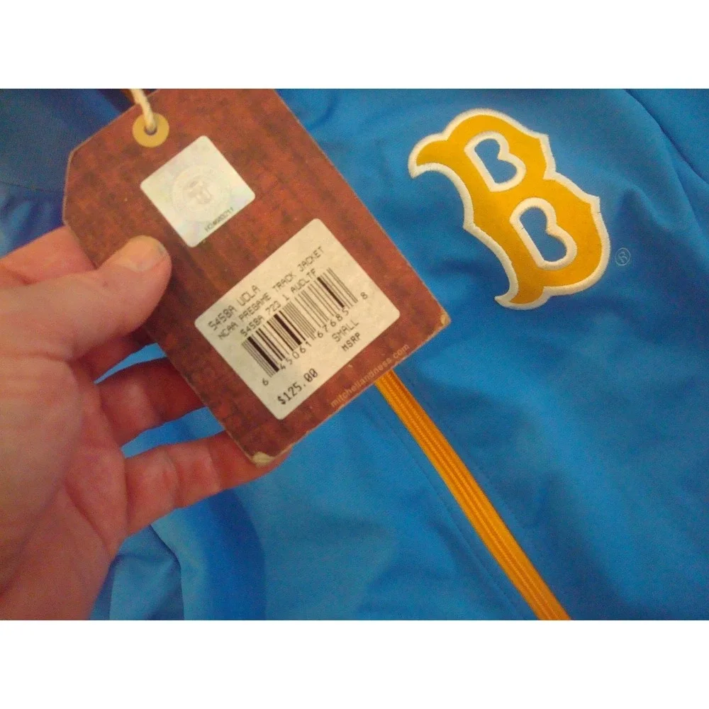 UCLA BRUINS TRACK JACKET ZIPPER  SIZE SMALL   DEADSTOCK‎  VINTAGE TT1